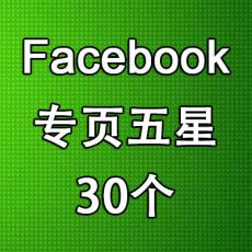 Facebook专页五星推荐30个 增加好评脸书推广 SNS社交网站推广