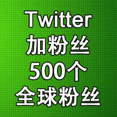 Twitter推广 加粉丝500个 全球粉丝 真人粉 推特加关注买粉丝